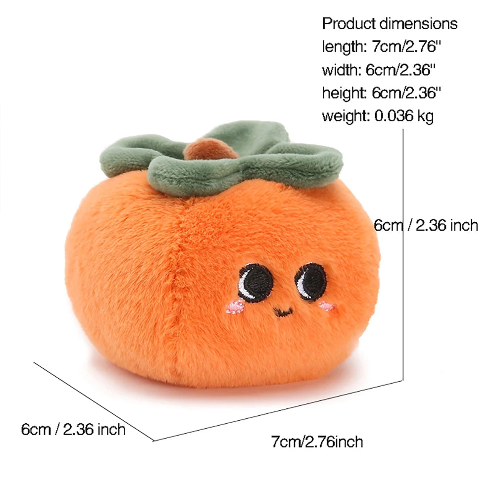 1PC Simulated Stuffed Fruit And Vegetable Soft Cute Cartoon Plush Toys Lemon Pumpkin For Baby Kids Appease Soother Toy Gifts