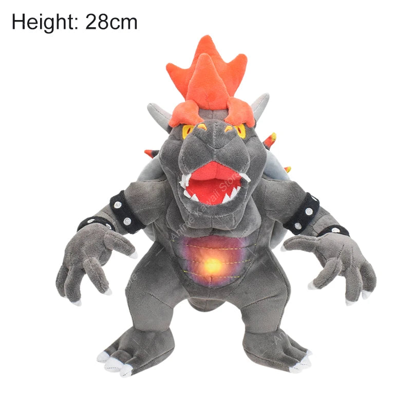 Bowser Bros Plush Toys King Koopa Bowser King JR Anime Cartoon Soft Stuffed Plush Toy Dolls For Children Birthday Christmas Gift