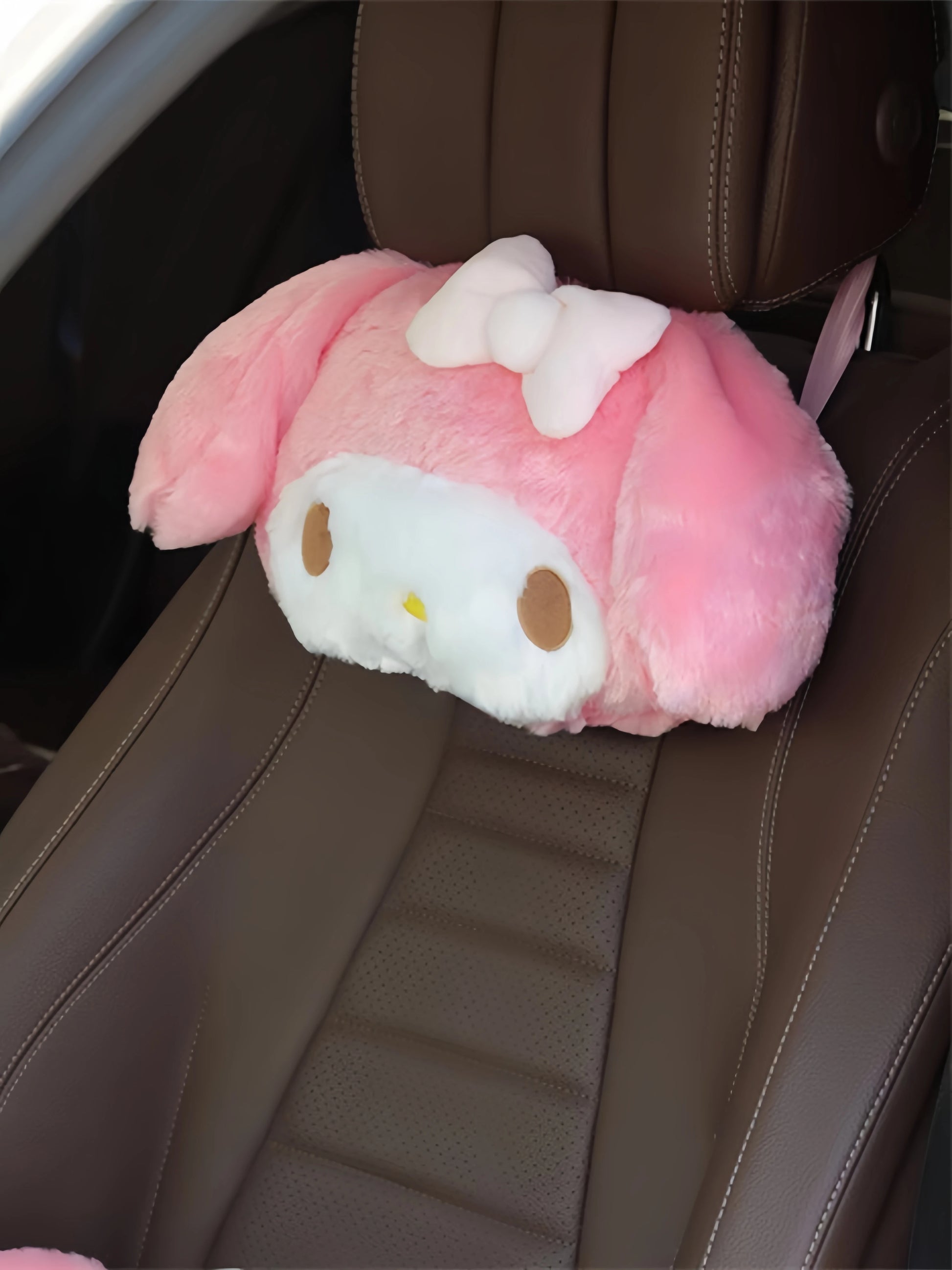 Big Size Sanrio My Melody Plush Toy Melody Cushion Sofa Bed Throw Pillow Soft Cuddly Plushies Car Seat Headrest Xmas Girl Gift