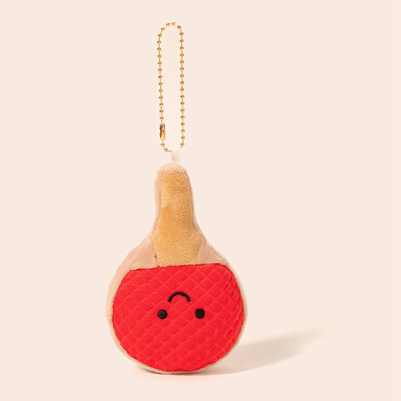 Cute and creative cartoon sports game ball pendant planet plush toy tennis doll fun claw machine