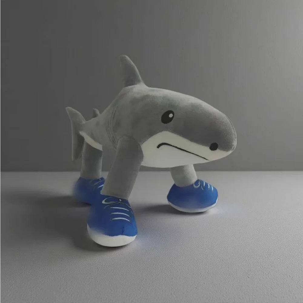 Tralalero Tralala Plush Toys,Italian Brainrot Meme Shark in Sneakers Plushies, Collectible Stuffed Animals Toy Gifts for Fans