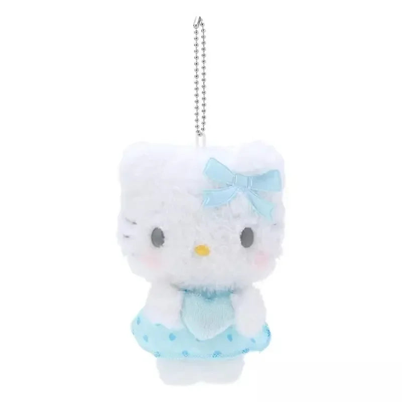 Sanrio Hello Kitty Cinnamoroll Dream Angel Series Plush Toy Pendant Keychain Decoration Kawaii Kuromi Melody Stuffed Doll Gift