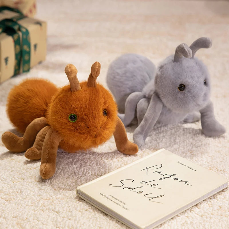 Hot Sale Delicate Lifelike Ant&Hippo Plush Toys Lovely Delicate Love Heart Hippo Pretty Room/Car/Desktop Decor
