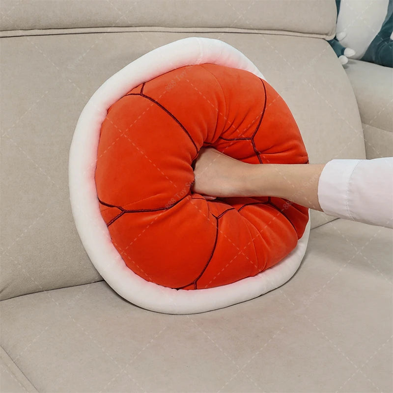 Mario Blue Spiny Shell Pillow Plush Toys Anime Red Shell Yoshi Egg Sleep Sofa Stuffed Oversize Cushion Peluche Kids Dolls Gifts
