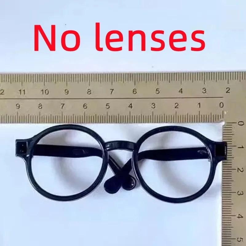 DIY accessories for labubu V1 V2 shoes without lenses glasses stylish plastic headphone set plush doll decoration birthday gift