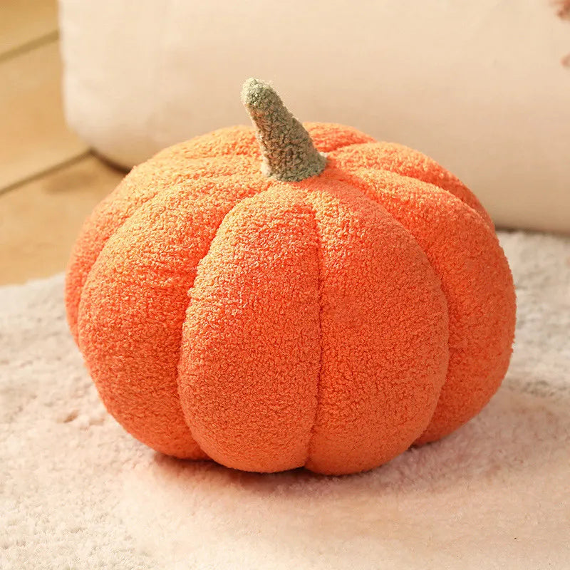 18-35cm Kawaii Simulation Nordic Halloween Pumpkin Plush Toys Lovely Soft Plant Stuffed Doll Holidays Props Decor Throw Pillow
