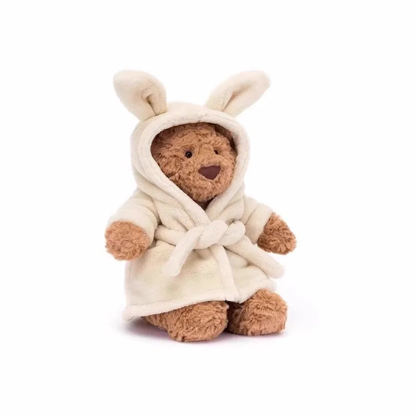 jellycat New Bartholomew Bear Series Plush Toys Eggplant Bear Love Bear Cute Plush Toy Baby Comfort Doll Child Birthday Gift