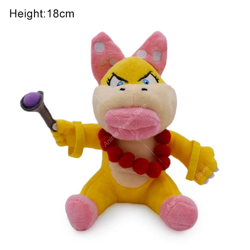 Bowser Bros Plush Toys King Koopa Bowser King JR Anime Cartoon Soft Stuffed Plush Toy Dolls For Children Birthday Christmas Gift