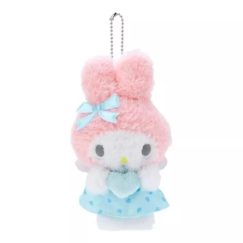 Sanrio Hello Kitty Cinnamoroll Dream Angel Series Plush Toy Pendant Keychain Decoration Kawaii Kuromi Melody Stuffed Doll Gift