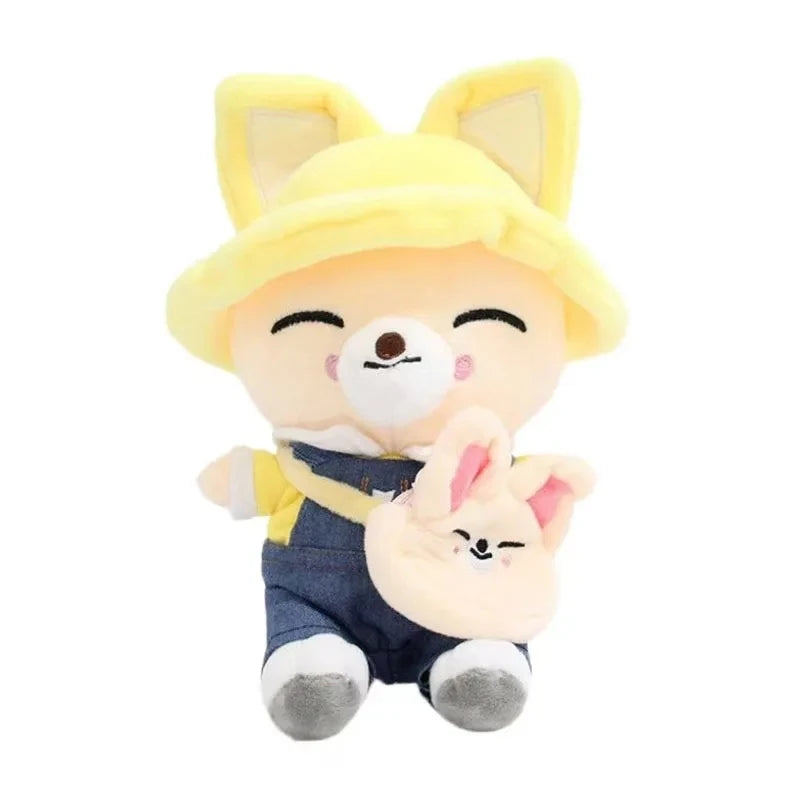 Farm Animal Plush Keychain Set - Sunny Farm Friends Backpack Buddies, Cute Stuffed Animal Keyrings with Healing Charm for Bags & Keys, Gift for Kids & Adults”