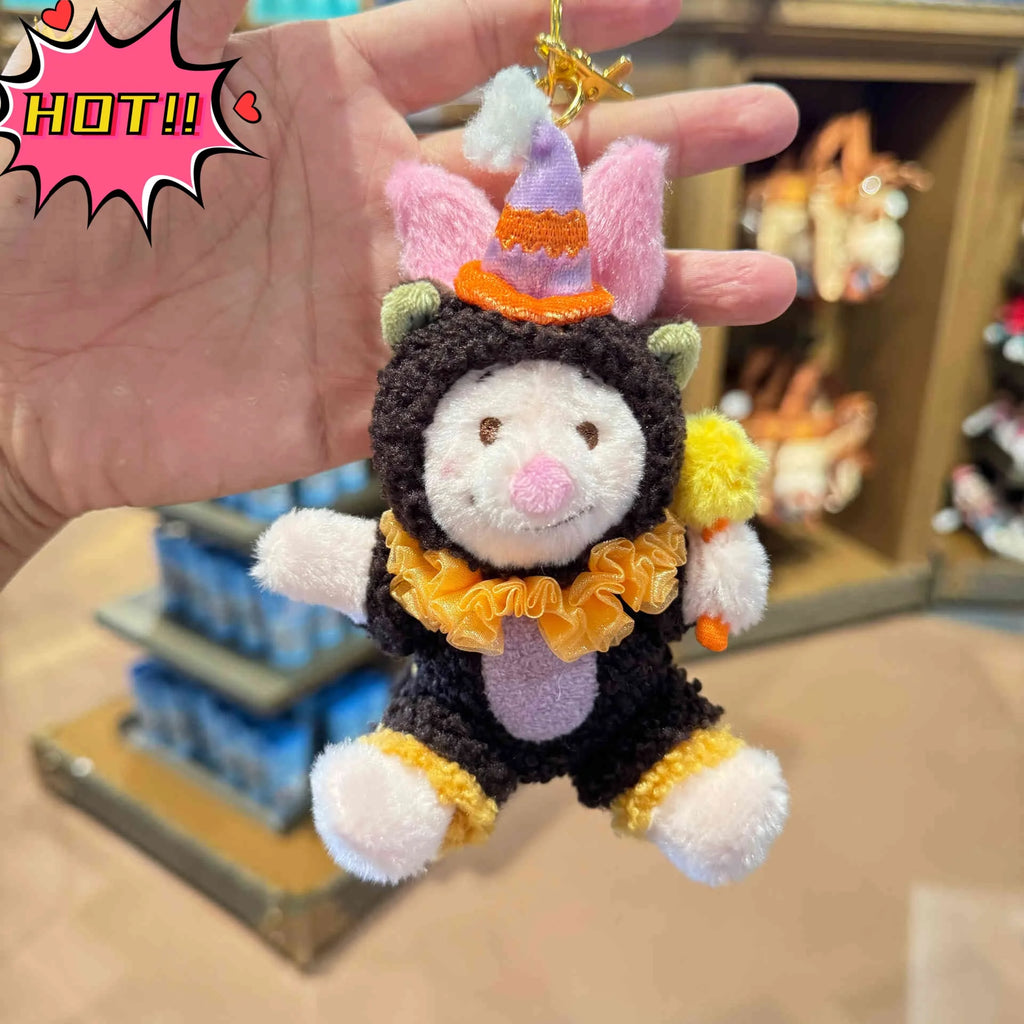 Shanghai Disneyland 2024 Halloween Winnie the Pooh, Piglet, Tigger, and Eeyore Plush Toys & Souvenirs