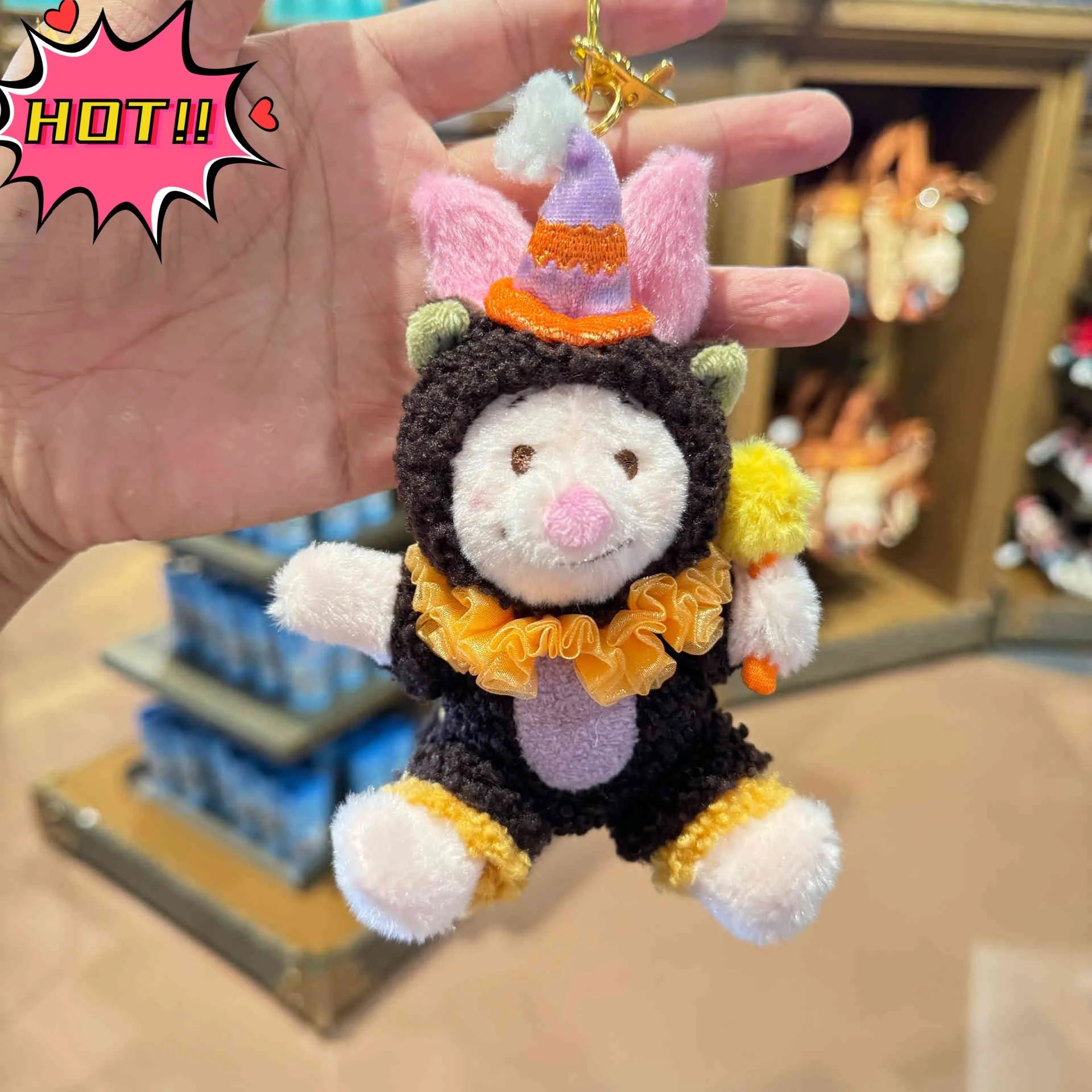 Shanghai Disneyland 2024 Halloween Winnie the Pooh, Piglet, Tigger, and Eeyore Plush Toys & Souvenirs