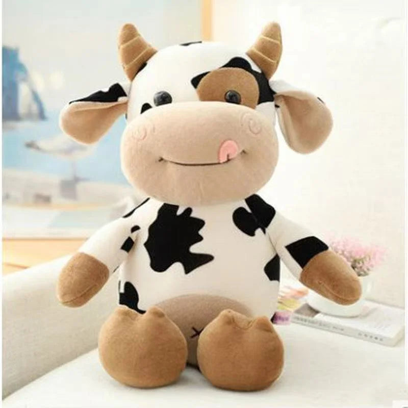 Cute Cow Plush Toy Rag Doll for Girlfriend Children's Toys Gifts Plush Toys Pillow Plushie Stuffed Animal Patung Dolls