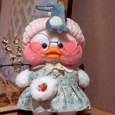 New plush Cute Lafan Duckes Cafe Duckes 30cm Doll Plush Toy Stuffed Soft Doll Kawaii Animal Pillow Birthday Gift for Kids