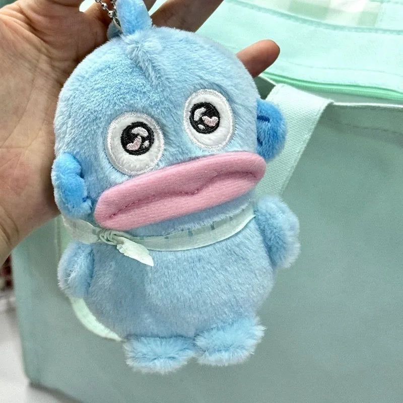 JELLY SIGHT Blue Flannel Plush Keychains - Japanese Movie & TV Themed, CE - Certified, Unisex for 14+y & 18+