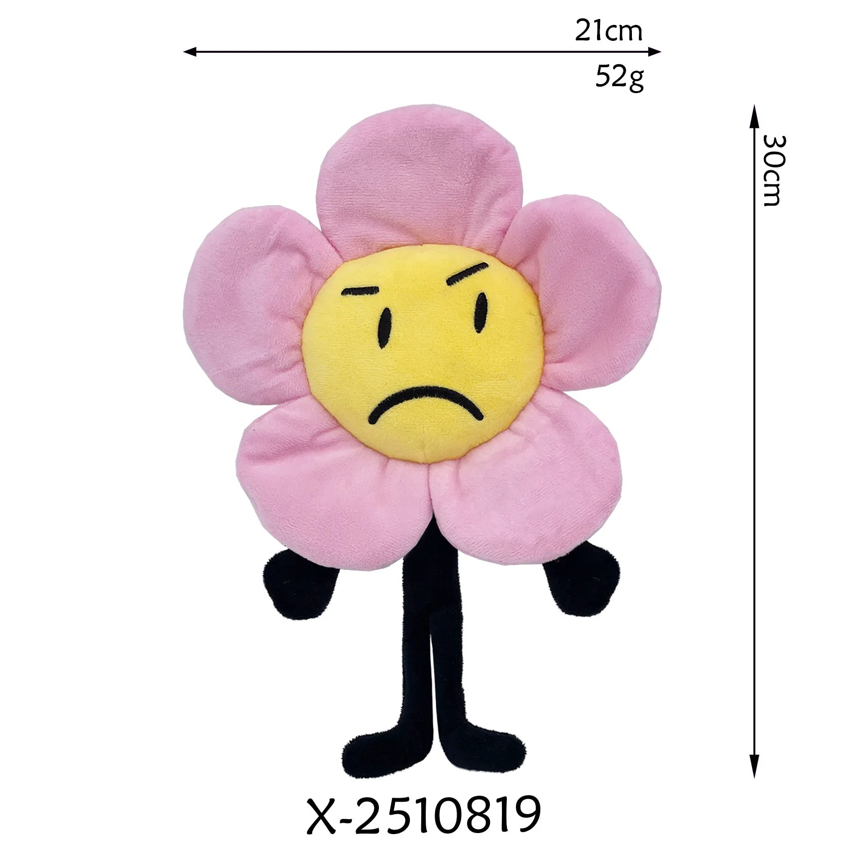 Arrival BFDI Battle For Dream Island Plush Toy 70 Stuffed Doll Soft Animal X Number Blintz Block Marker Stapler French Fries