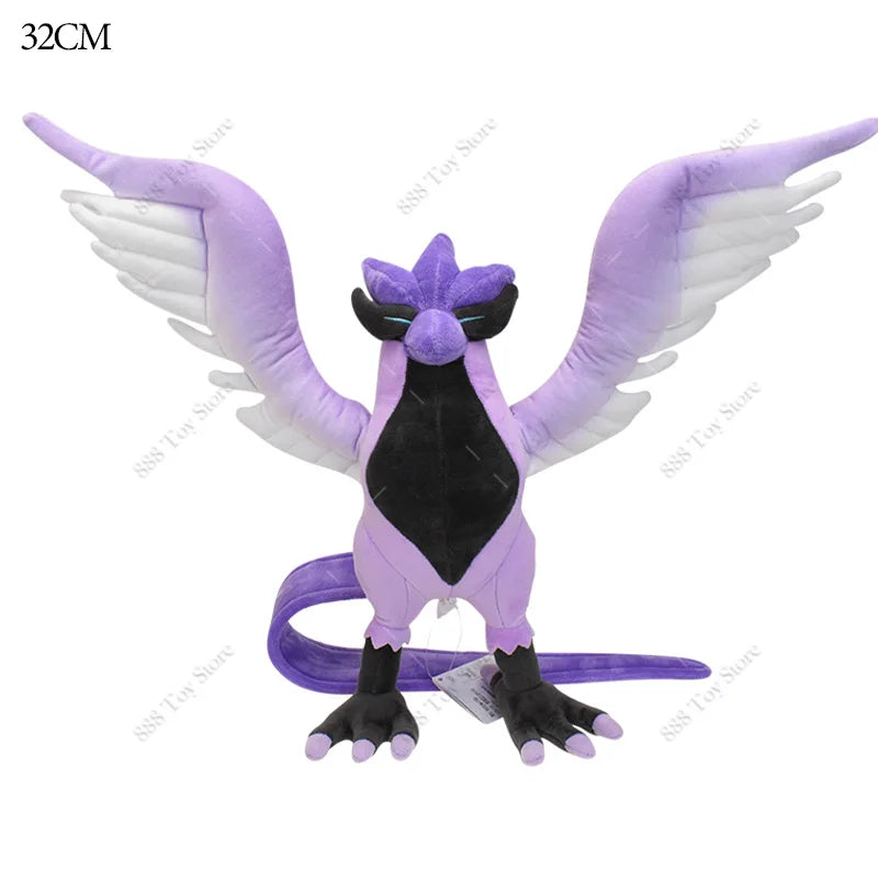 Pokemon Plush Shiny Gyarados Charizard Mega Rayquaza Hisuian Zorua Ho-Oh Lucario Butterfree Anime Stuffed Peluche Kids Xmas Gift