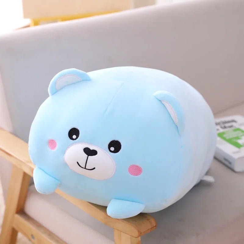 Hot 20/28cm Soft Animals Cartoon Cat Pillows Cushion Lovely Rabbit Stuffed Dog  Penguin Pig Frog Plush Toy Birthyday Gift
