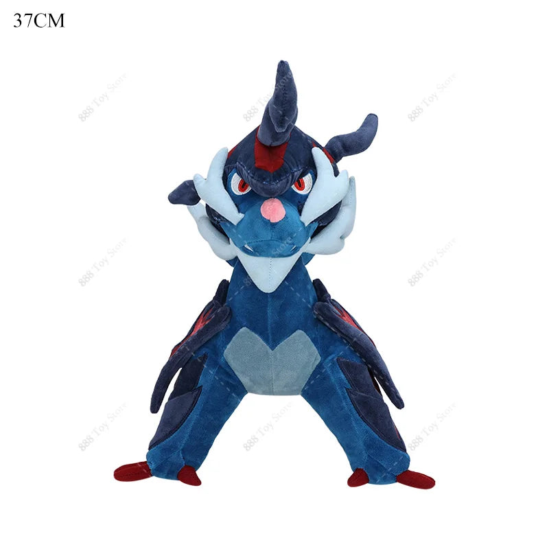 Pokemon Plush Shiny Gyarados Charizard Mega Rayquaza Hisuian Zorua Ho-Oh Lucario Butterfree Anime Stuffed Peluche Kids Xmas Gift