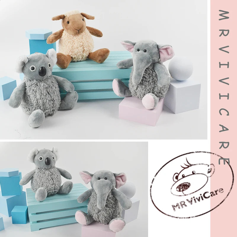 20cm Sean Sheep Alpaca Plush Doll Cute Animal Doll Soft Cotton Stuffed Doll Children's Plush Toy Sleeping Partner Birthday Gift