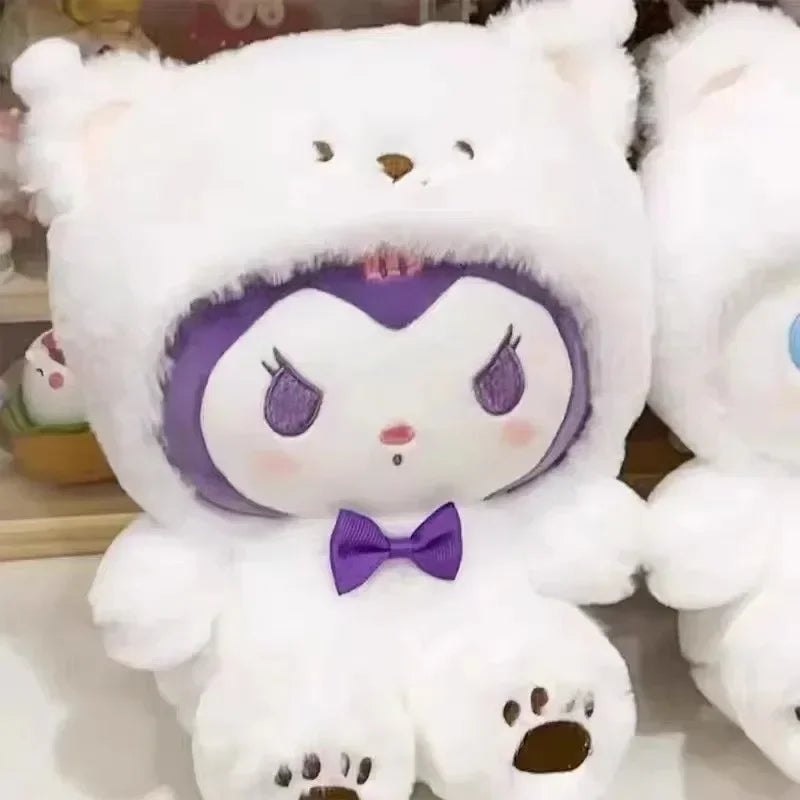 “22 - 25cm Bear - Themed Plush Dolls Set - Cute Transformed Animal Stuffed Toys, Soft Cuddly Companions for Kids &amp; Plush Lovers”