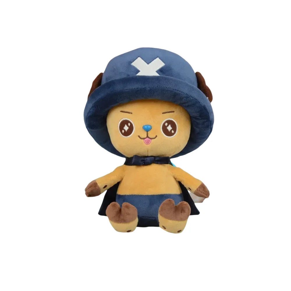 14-30cm/5.5-11.8in Genuine ONE PIECE Stuffed Plush Toy Kawaii Plush Keychain Toy Tony Chopper Soft Stuffed Plush Doll Keychain