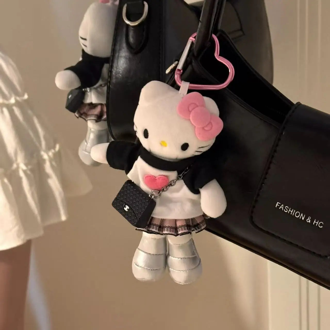 Sanrio Hobby Long Legs Hello Kitty Cartoon Translated Mixed Style Series Plush Doll Pendant Bags and Dresses Birthday Gift