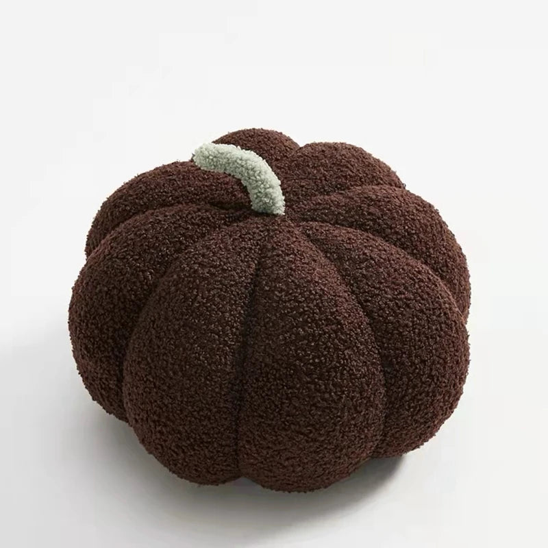 18-35cm Kawaii Simulation Nordic Halloween Pumpkin Plush Toys Lovely Soft Plant Stuffed Doll Holidays Props Decor Throw Pillow
