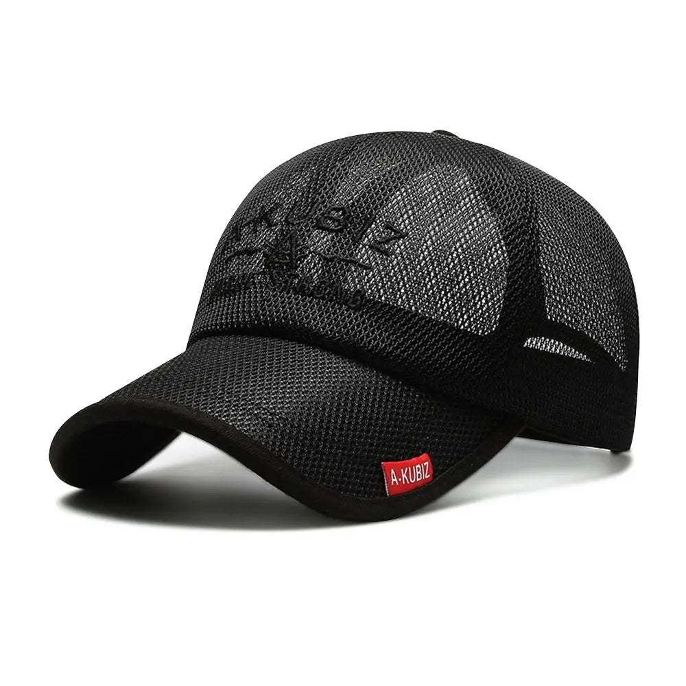 Ultra-Breathable Full Mesh Sun Protection Baseball Cap for Men and Women