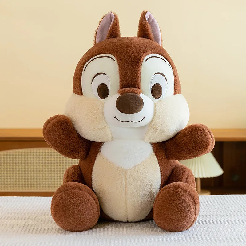 Disney Kawaii Chip 'n' Dale Squirrel Anime Plush Toys 25cm Decorations Stuffed Plush Dolls Lovely Birthday Gift for Friends