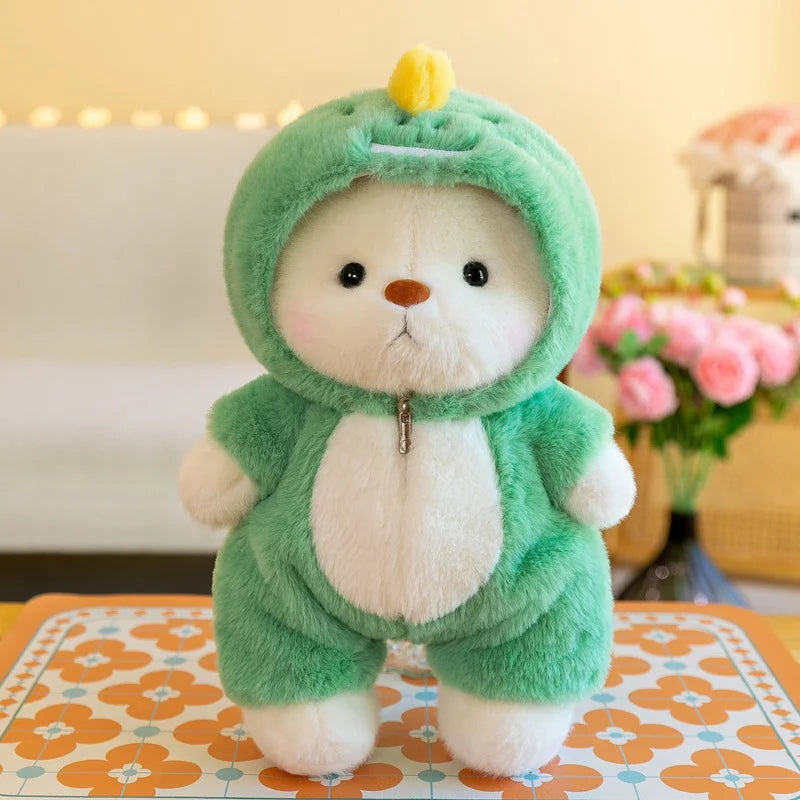 Kawaii Giant Bear Cosplay Panda Doll Creative Plush Toy Cartoon Zoo Animal Plushie Throw Pillow Birthday Xmas Gift Home Decor