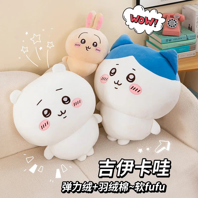 Chiikawa Doll Hachiware Usaki Plush Toy Cute Super Cute Children Sleeping in Bed Comforting Doll Gift