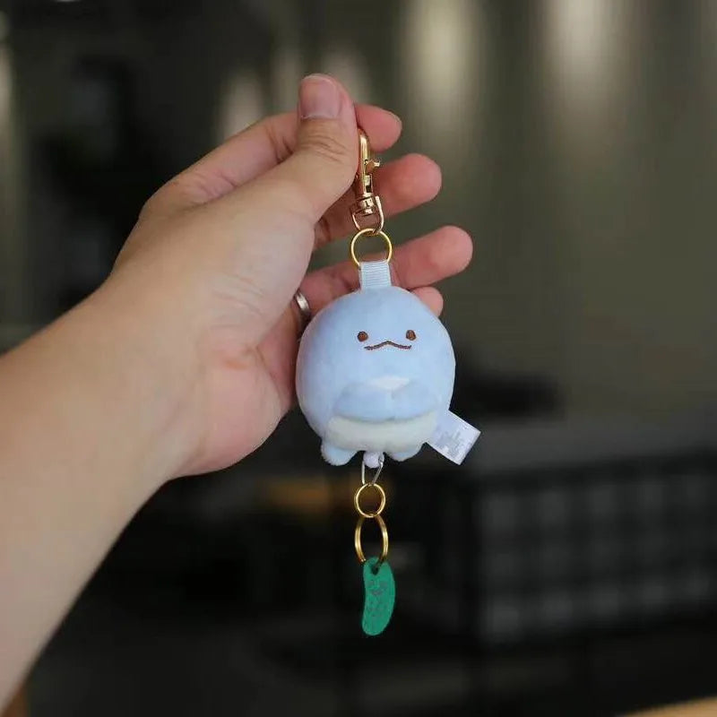 “8cm Sumikko Gurashi Style Plush Keychains - Cute Corner Friends Mini Stuffed Animal Keychain Set, Soft Kawaii Pendant for Keys/Backpacks, Gift for Kids & Fans”