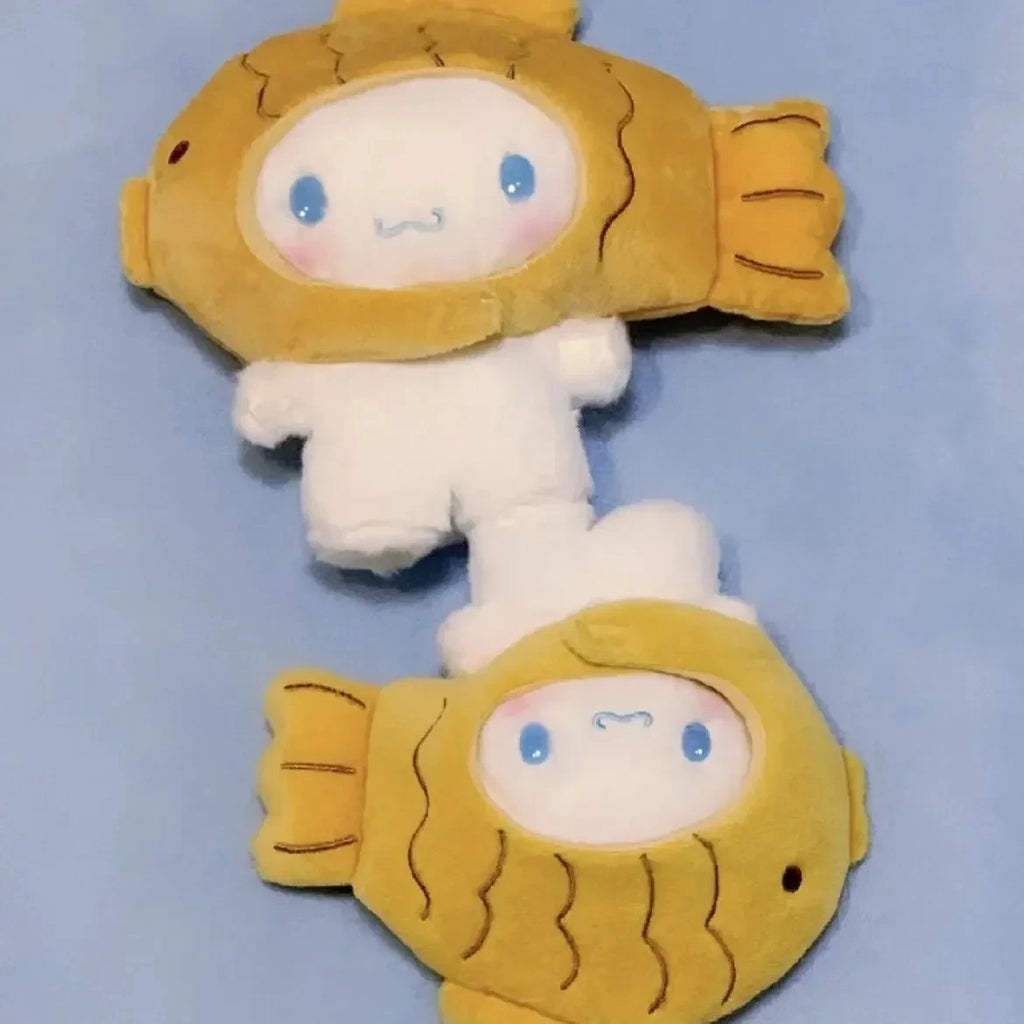 14CM Taiyaki Plush Doll - Cute Japanese Fish-Shaped Stuffed Animal, Soft Cuddly Companion for Kids &amp; Fans