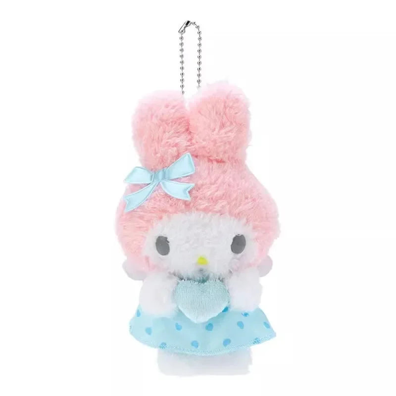 Sanrio Hello Kitty Cinnamoroll Dream Angel Series Plush Toy Pendant Keychain Decoration Kawaii Kuromi Melody Stuffed Doll Gift