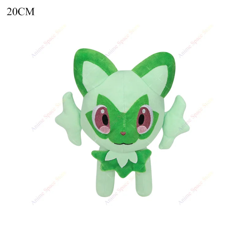 Hot Sale Pokemon Plush Shiny Zeraora Toys Anime Garchomp Articuno Meowscarada Sprigatito Lucario Stuffed Animal Peluche Dolls