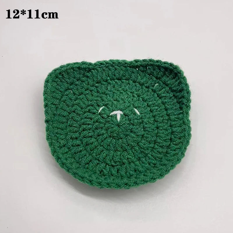Lily of the Valley Crochet Flower Drink Coasters for Tea Tables Handmade Floral Home Decor