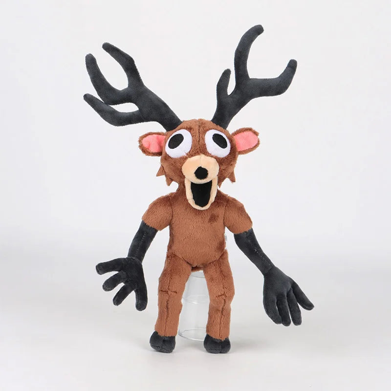 Hot 38cm 99 Nights Cartoon In The Forest Deer Plush Toys Cotton Stuffed Doll Anime Animal for Kids Birthday Gift Halloween Gifts