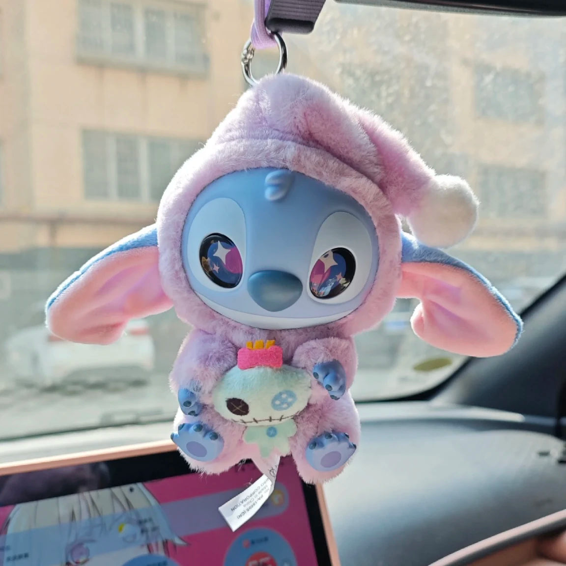 Disney Stitch Plush Toys Movie Model Toy Eat Something Before Sleep Series Cartoon Anime Room Decoration Doll Kids Birthday Gift