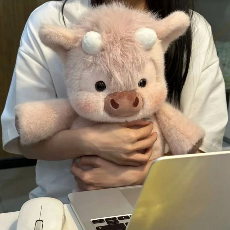 60CM Large Su Gaodi Calf Plush Toy Cute Plush Soft Pillow Soothing Calf Doll Perfect for Children's Festival and Birthday Gift