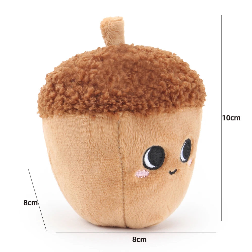 1PC Simulated Stuffed Fruit And Vegetable Soft Cute Cartoon Plush Toys Lemon Pumpkin For Baby Kids Appease Soother Toy Gifts