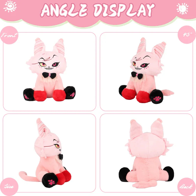 New Cat Plush Toy Soft Stuffed Anime Figure Angle Husk Doll Cute Home Decoration Throw Pillow Kids Fans Girlfriend Birthday Gift