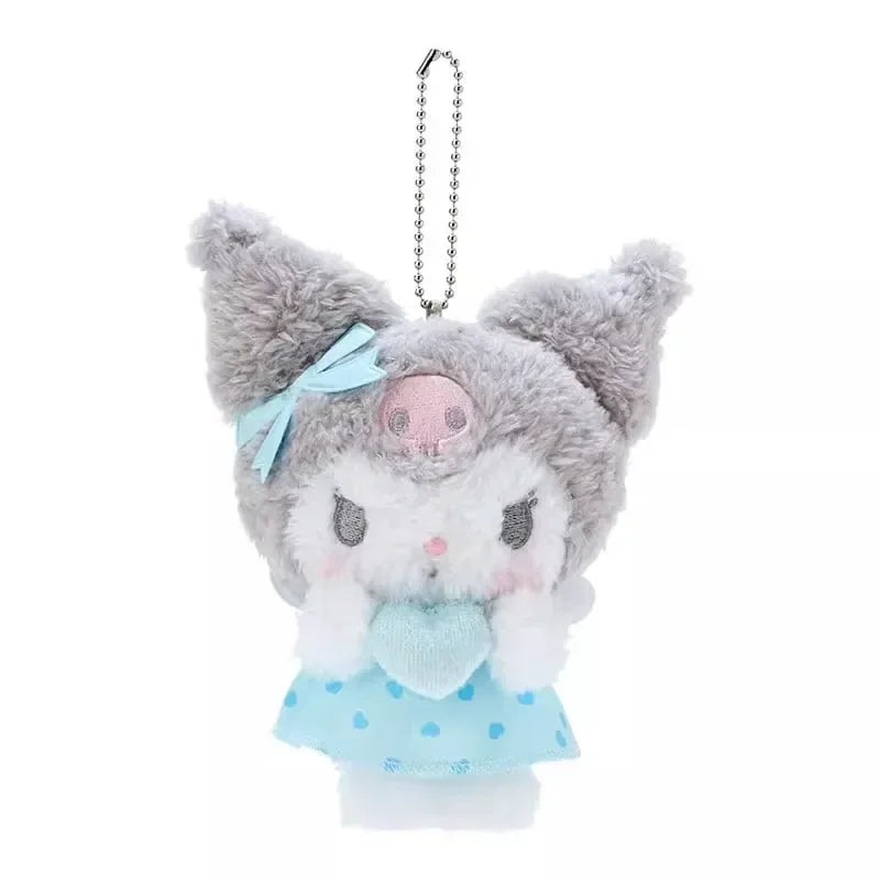Sanrio Hello Kitty Cinnamoroll Dream Angel Series Plush Toy Pendant Keychain Decoration Kawaii Kuromi Melody Stuffed Doll Gift