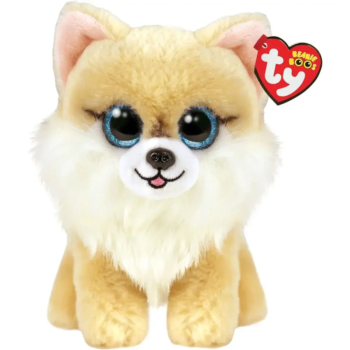 15cm Ty Big Eye Beanie Animals Plush Slick Fox Ferdinand Locky Axolotl  Dexter Icy Seal Heather Cat Children Toy Holiday Gift