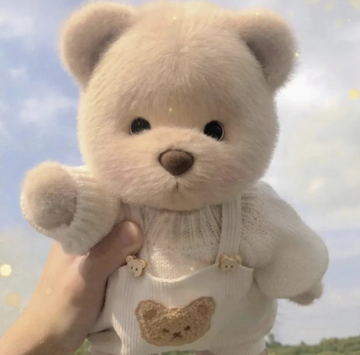 30cm Handmade Teddy Tale Bear Plush Toy Change Dress Baby Crawling Cloth Girl Hug Cuddly Plushie Doll for Girlfriend Gift