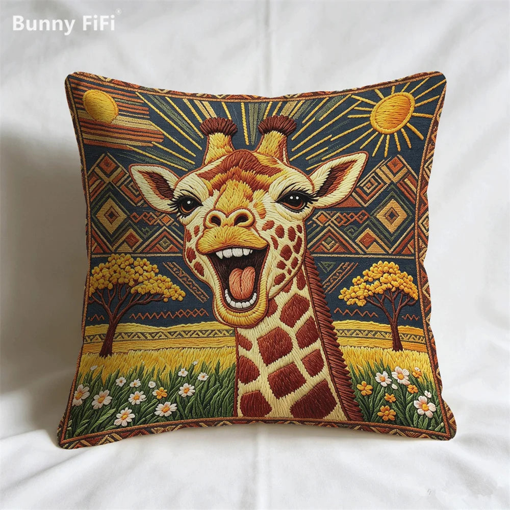 Woodland Tales Stitch-Effect Pillow Covers