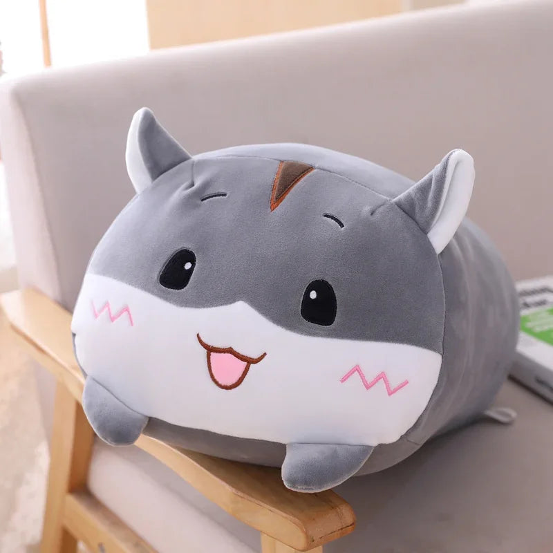 Hot 20/28cm Soft Animals Cartoon Cat Pillows Cushion Lovely Rabbit Stuffed Dog  Penguin Pig Frog Plush Toy Birthyday Gift