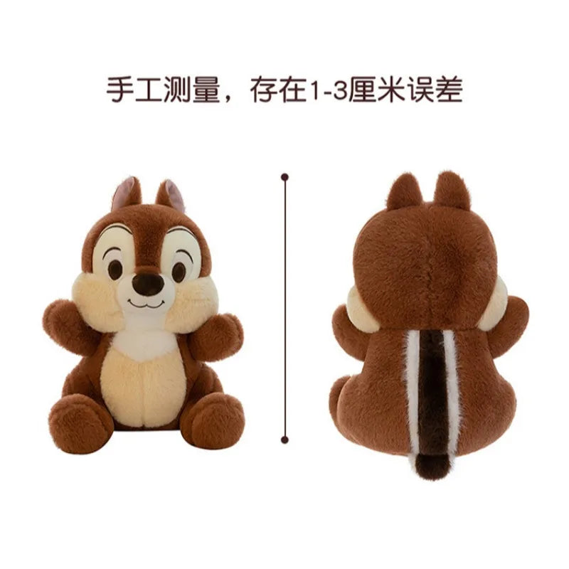 Disney Kawaii Chip 'n' Dale Squirrel Anime Plush Toys 25cm Decorations Stuffed Plush Dolls Lovely Birthday Gift for Friends