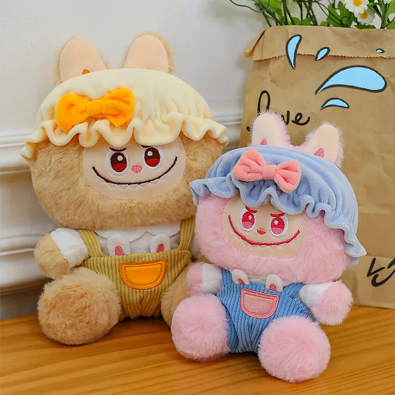 New suspender pants fabric plush toy Transformed Doll Children's Birthday Gift Cute Sleeping Pillow Doll