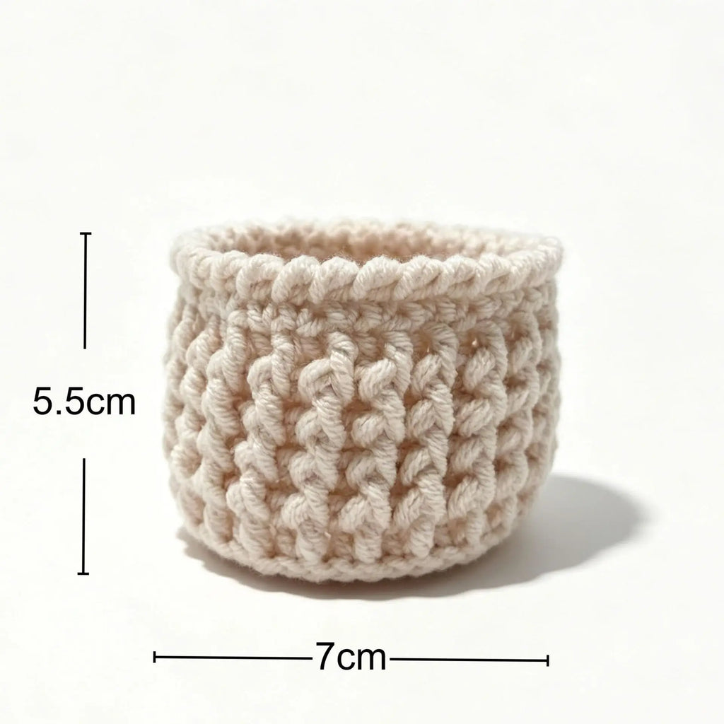 Bellflower Crochet Style Drink Coaster for Coffee Tables Kitchen Decor and Thoughtful Gifts